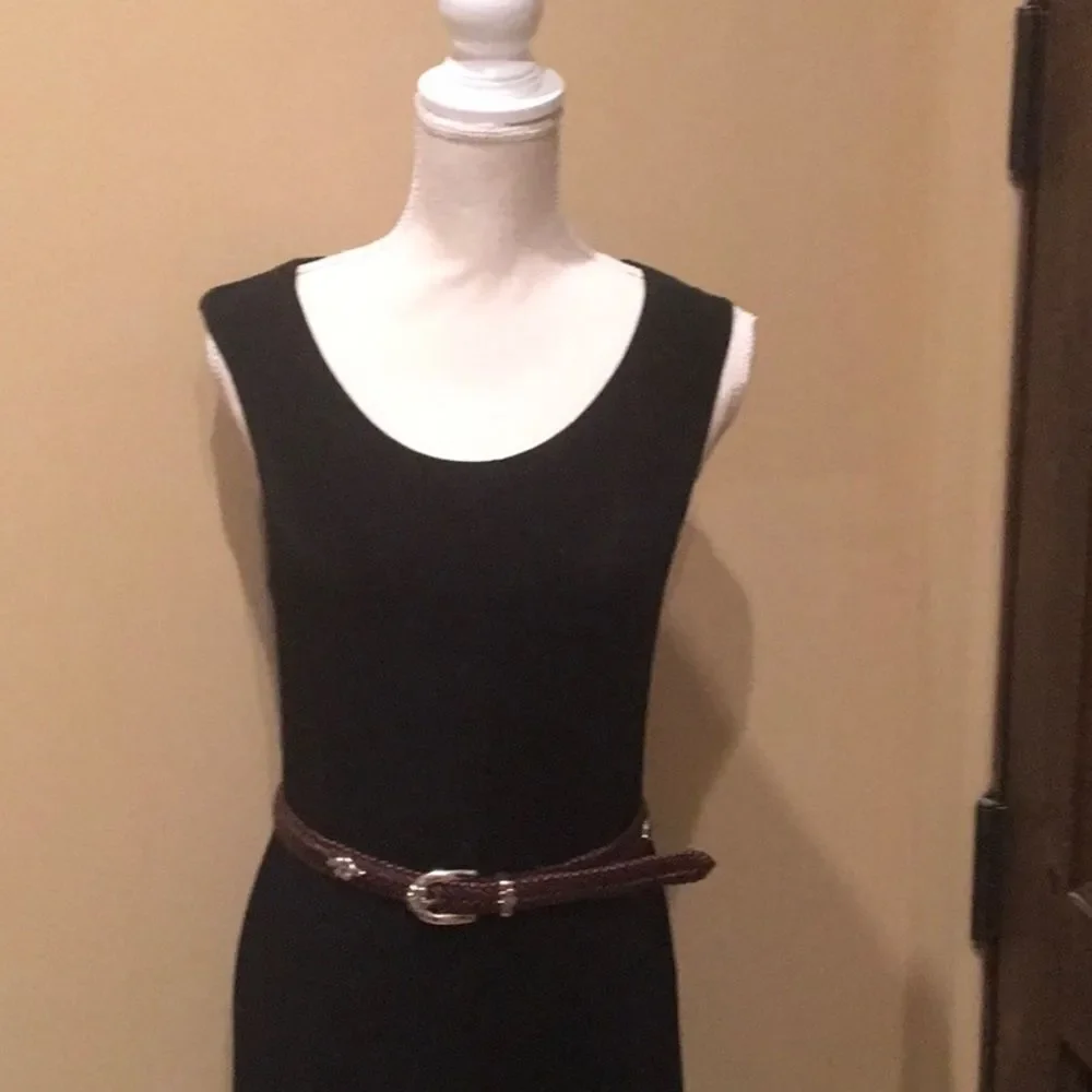 Brighton Brown Braided Leather Belt - Picture 6 of 8